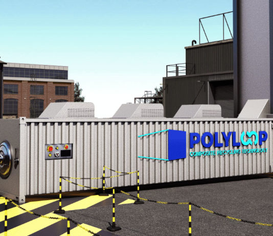 O sistema portátil Polyloop recicla plástico PVC pós-industrial e pós-consumo