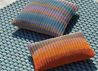 Shore rugs produz tapetes e móveis usando cordão de silicone