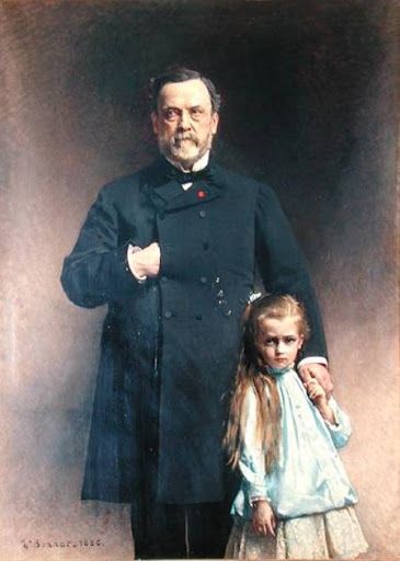 Louis Pasteur fazendo o gesto oculto da Maçonaria.
