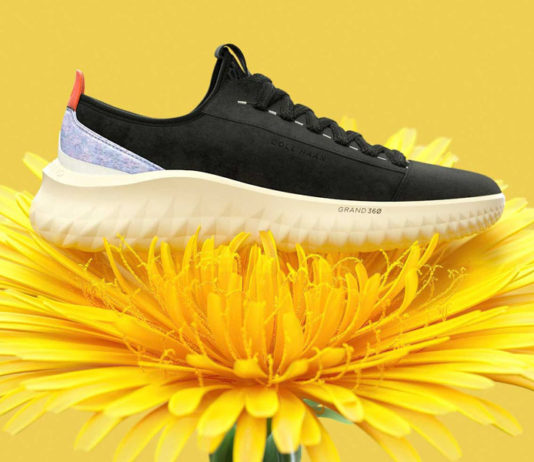 Cole Haan lança primeiro tênis sustentável com borracha de dente-de-leão