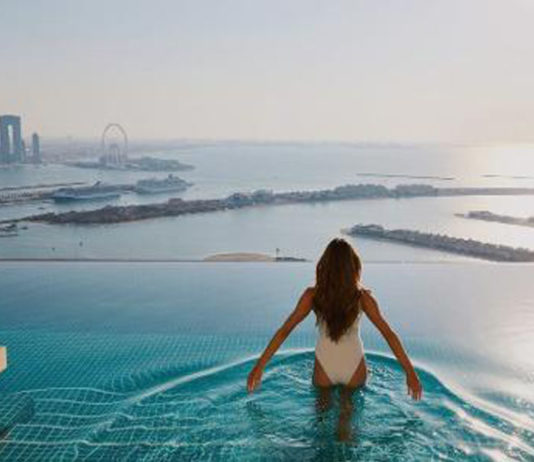 Aura Skypool em Dubai é a piscina infinita de 360° mais alta do mundo