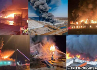 Ataque terrorista? Incêndios destroem mais de 20 fábricas de alimentos nos EUA