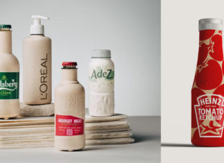 Pulpex produz garrafas de papel renováveis como alternativa ao plástico e vidro