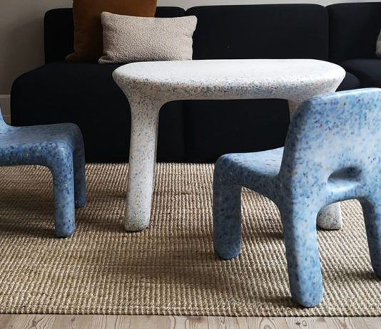 ecoBirdy produz móveis sustentáveis feitos de brinquedos de plástico descartados