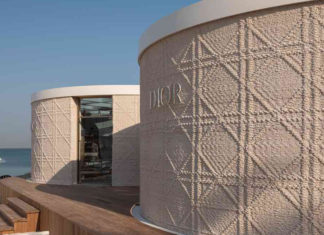 WASP imprime em 3D lojas conceito para a Dior em Dubai