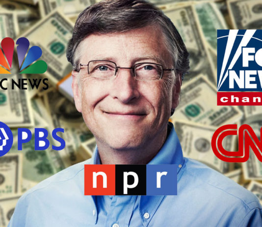 Bill Gates doou US$ 319 milhões para os meios de comunicação promoverem a agenda globalista