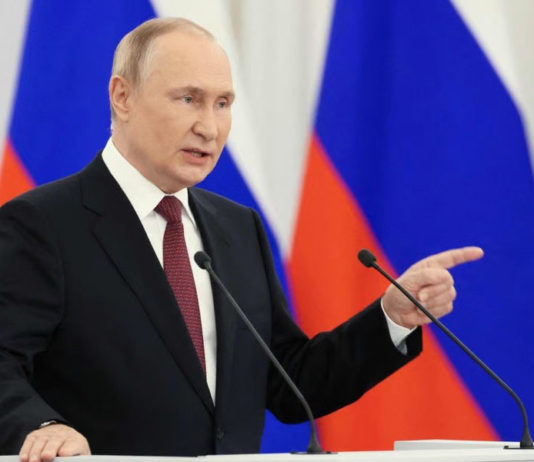 Vladimir Putin chamou o Ocidente de “satânico” em seu discurso sobre a anexação de partes da Ucrânia