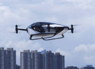 Carro voador X2 da XPeng faz primeiro voo público em Dubai