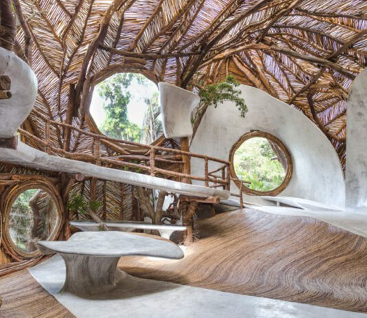 A incrível arquitetura biomimética da galeria de arte SFER IK no México