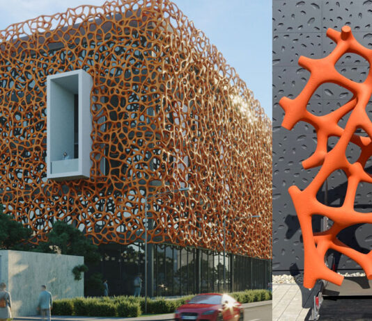 Additive Tectonics desenvolve tecnologia inovadora para construção de fachadas