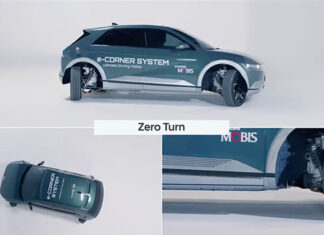 Este Hyundai IONIQ 5 pode se mover de lado e girar 180°