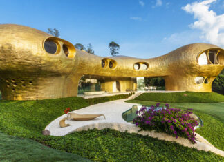 A Casa Amoeba em Itú, é a primeira obra do arquiteto mexicano Javier Senosiain no Brasil