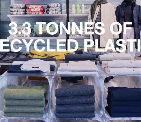 Nova loja da marca de moda sustentável Ecoalf tem paredes feitas de impressão 3D com plástico reciclado