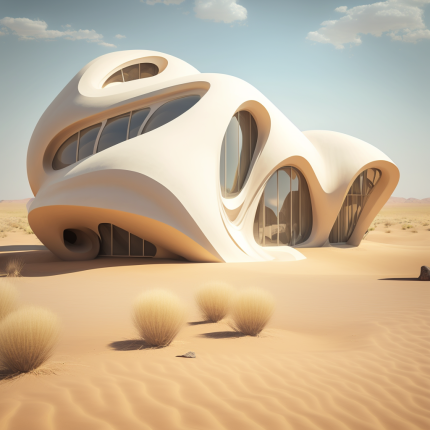 Arquitetos exploram os fantásticos designs criados pela IA Midjourney em seus projetos1