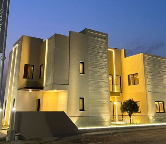 O edifício impresso em 3D mais alto do mundo está completo