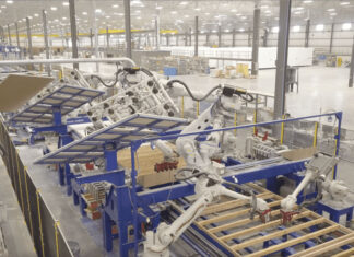 Na mega fábrica da Autovol robôs constroem casas e edifícios