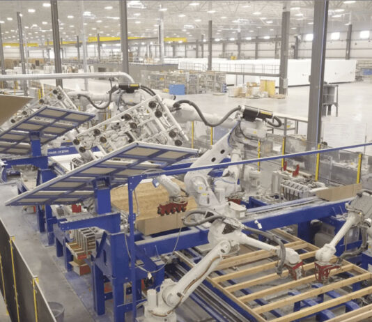 Na mega fábrica da Autovol robôs constroem casas e edifícios