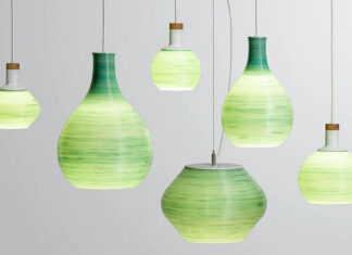Luminárias impressas em 3D criam beleza a partir de plástico reciclado do oceano