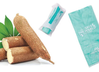 Sacolas de mandioca são sustentáveis, não tóxicas e apoiam uma economia circular