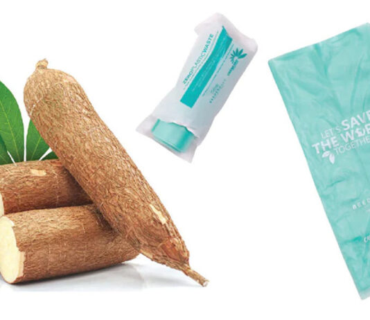 Sacolas de mandioca são sustentáveis, não tóxicas e apoiam uma economia circular