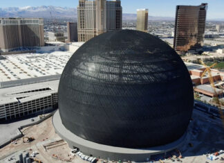 MSG Sphere é a maior estrutura esférica com o maior telão de Led do mundo