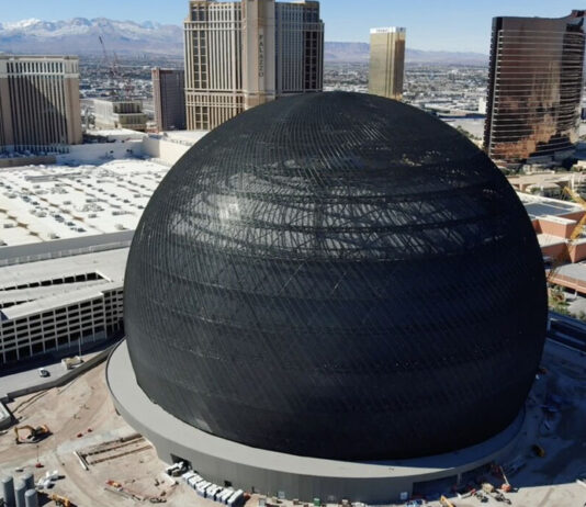 MSG Sphere é a maior estrutura esférica com o maior telão de Led do mundo