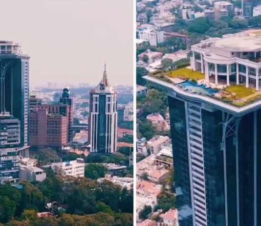 Esta “mansão do céu” foi construída no topo de um arranha-céu e custa US$ 20 milhões