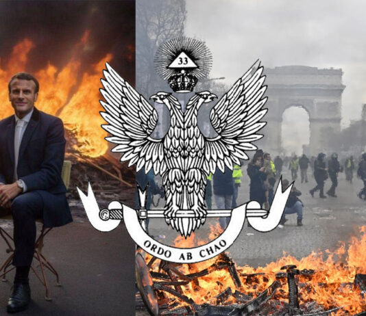 Anarquia na França e a agenda maçônica globalista