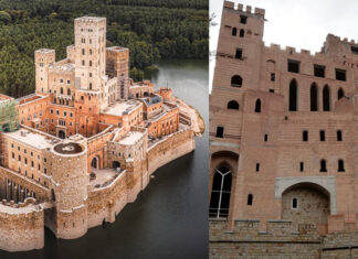 Edifício residencial de 15 andares em construção na Polônia imita um castelo medieval