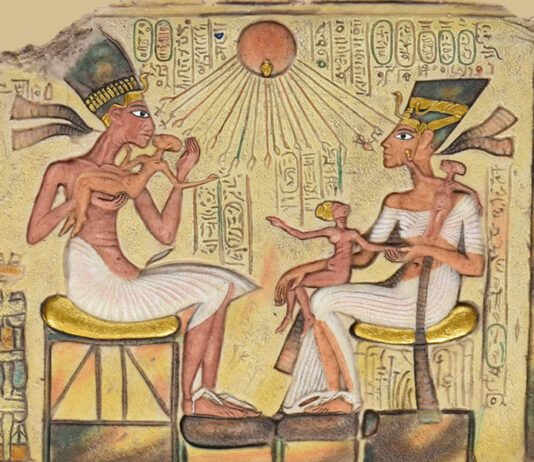 Akhenaton e Nefertiti, os criadores do culto monoteísta e da Cabala