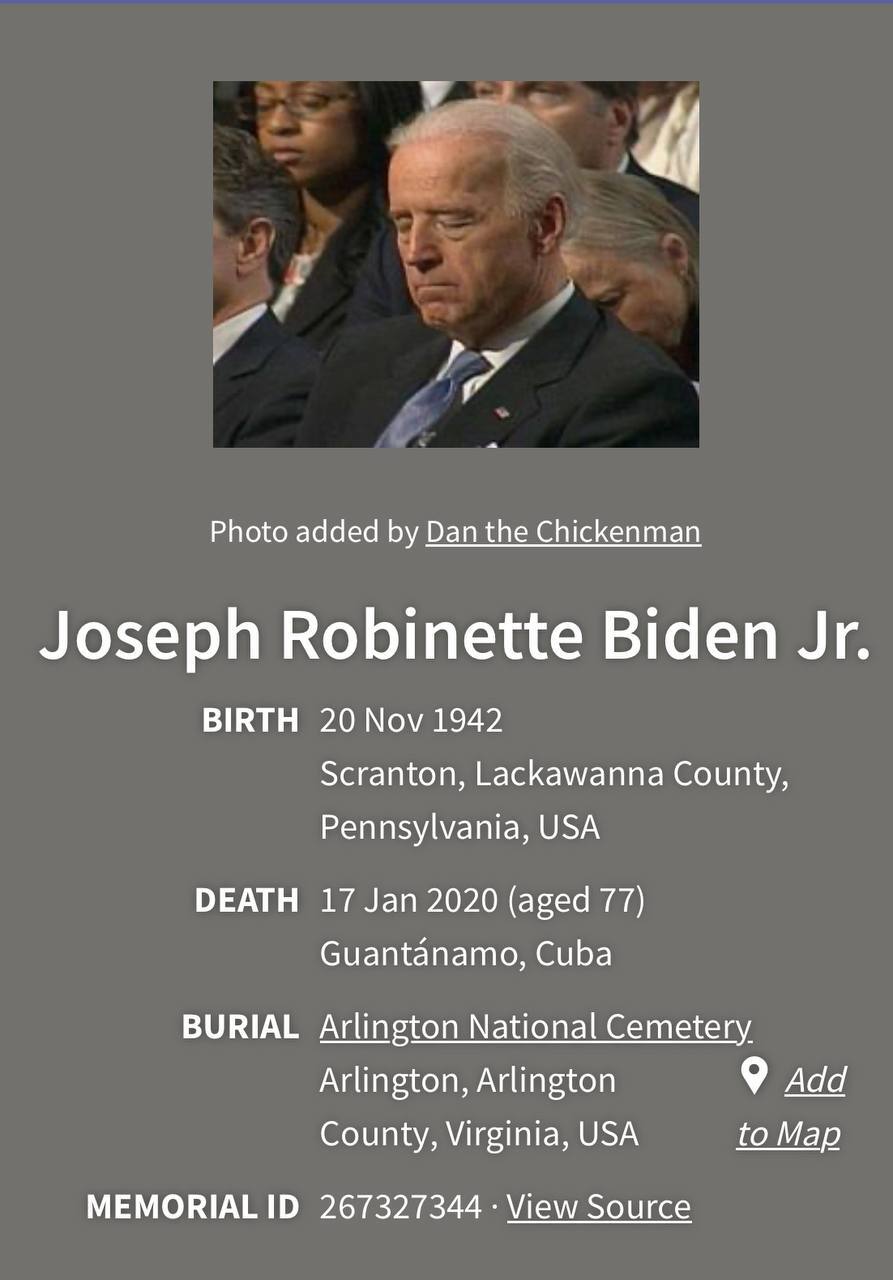 O Show de Biden - Biden morreu em 2019 e foi substituído por atores 8