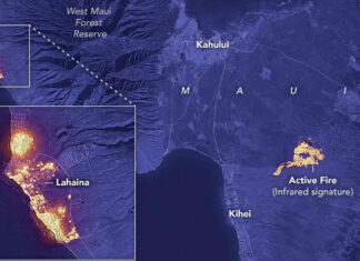 Satélites da China estavam sobre Maui na hora dos incêndios