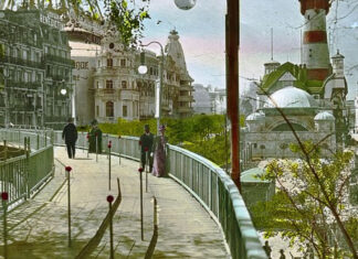 A rua do futuro: as passarelas rolantes construídas para Expo Paris de 1900