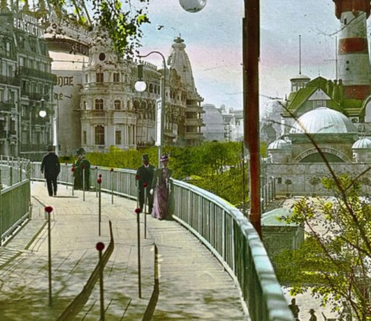 A rua do futuro: as passarelas rolantes construídas para Expo Paris de 1900