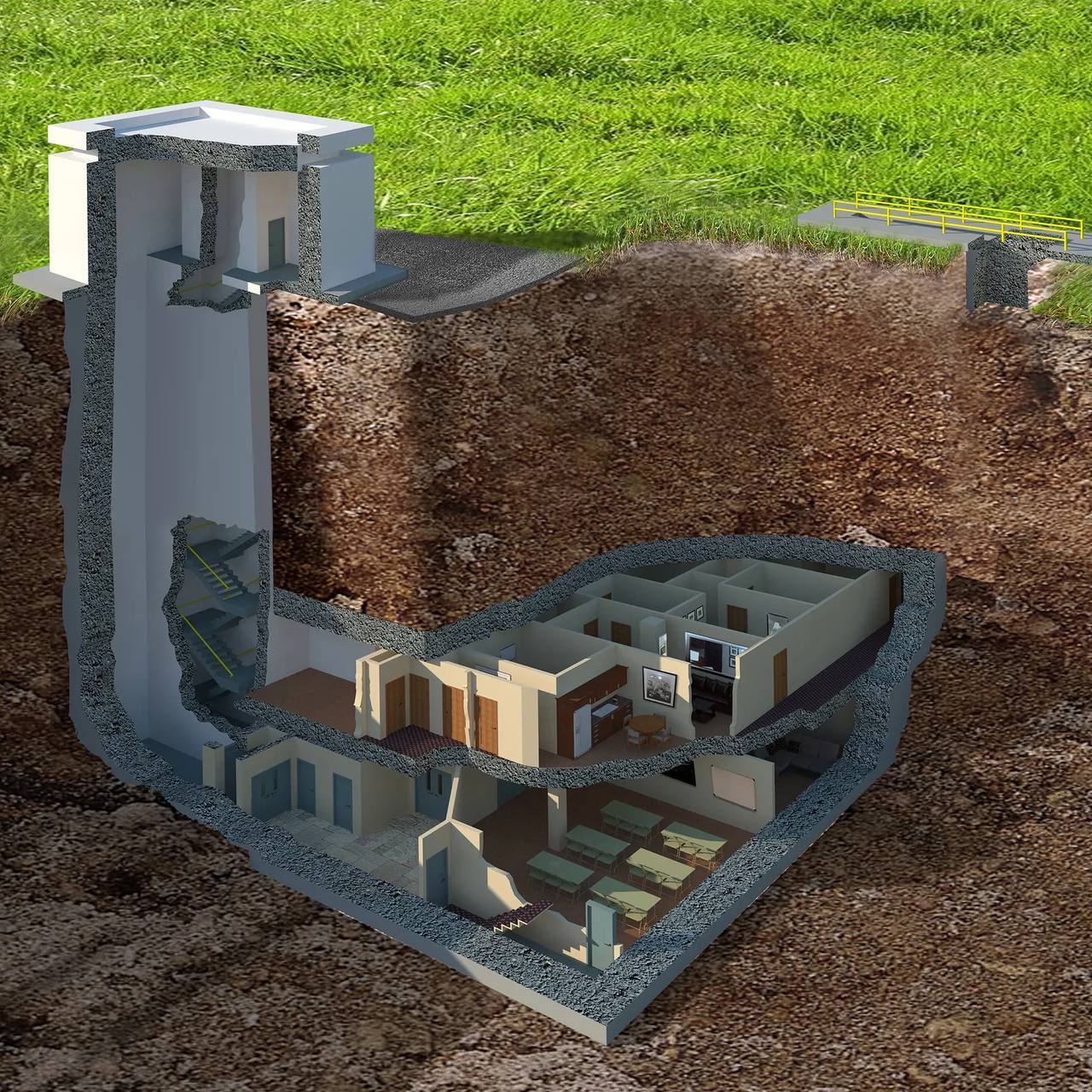 Oppidum constrói bunkers de luxo multimilionários para as elites 3