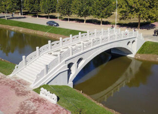 Essa ponte de concreto impressa em 3D foi inspirada numa ponte em arco de pedra com 1.400 anos