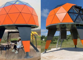 Essa cúpula geodésica de hotel parece uma nave espacial