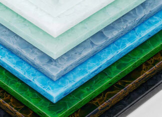 Os painéis reciclados MAGNA Glaskeramik são feitos 100% de vidro quebrado