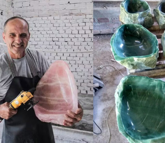As cubas esculpidas em rochas ornamentais da Dal Pozzo Cubas
