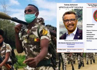 Tedros Adhanom, o Diretor-Geral da OMS, era advogado de grupo terrorista na Etiópia