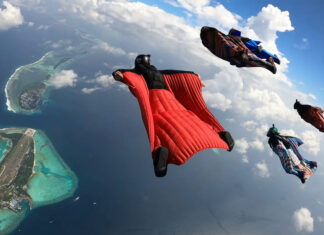 Explorando esportes radicais com tecnologia holográfica de imersão total.