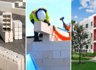 RENCO constrói casas e edifícios com blocos de montar estilo Lego.
