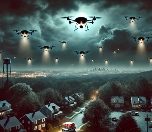 A operação psicológica dos drones nos céus do mundo.