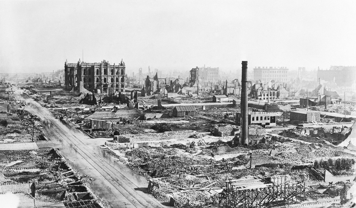 O grande incêndio de Chicago em 1871 foi causado por Armas de Energia Dirigida? 4