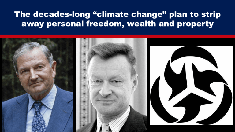 O golpe das “mudanças climáticas” para retirar sua liberdade, riqueza e propriedade. 10