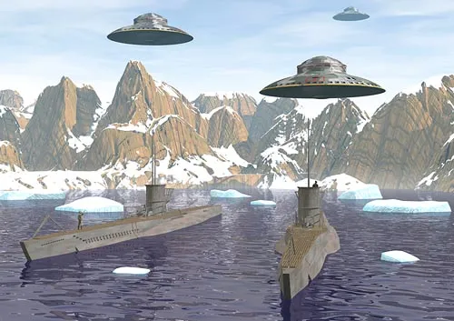 A base secreta nazista na Antártida e os acordos com extraterrestres. 10