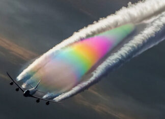 Os chemtrails não servem apenas para controlar o clima, mas para detectar naves extraterrestres.