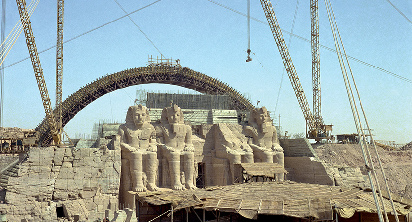 A represa de Assuã e os DUMBs extraterrestres: Porque eles moveram as estátuas de Abu Simbel? 3