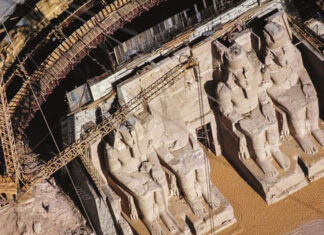 A represa de Assuã e os DUMBs extraterrestres: Porque eles moveram as estátuas de Abu Simbel?