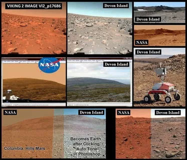 Mentiras da NASA: O “Mars Rover” não está em Marte, mas na ilha de Devon no Canadá. 3